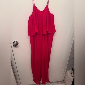 Red Zara Jumpsuit, Size XL